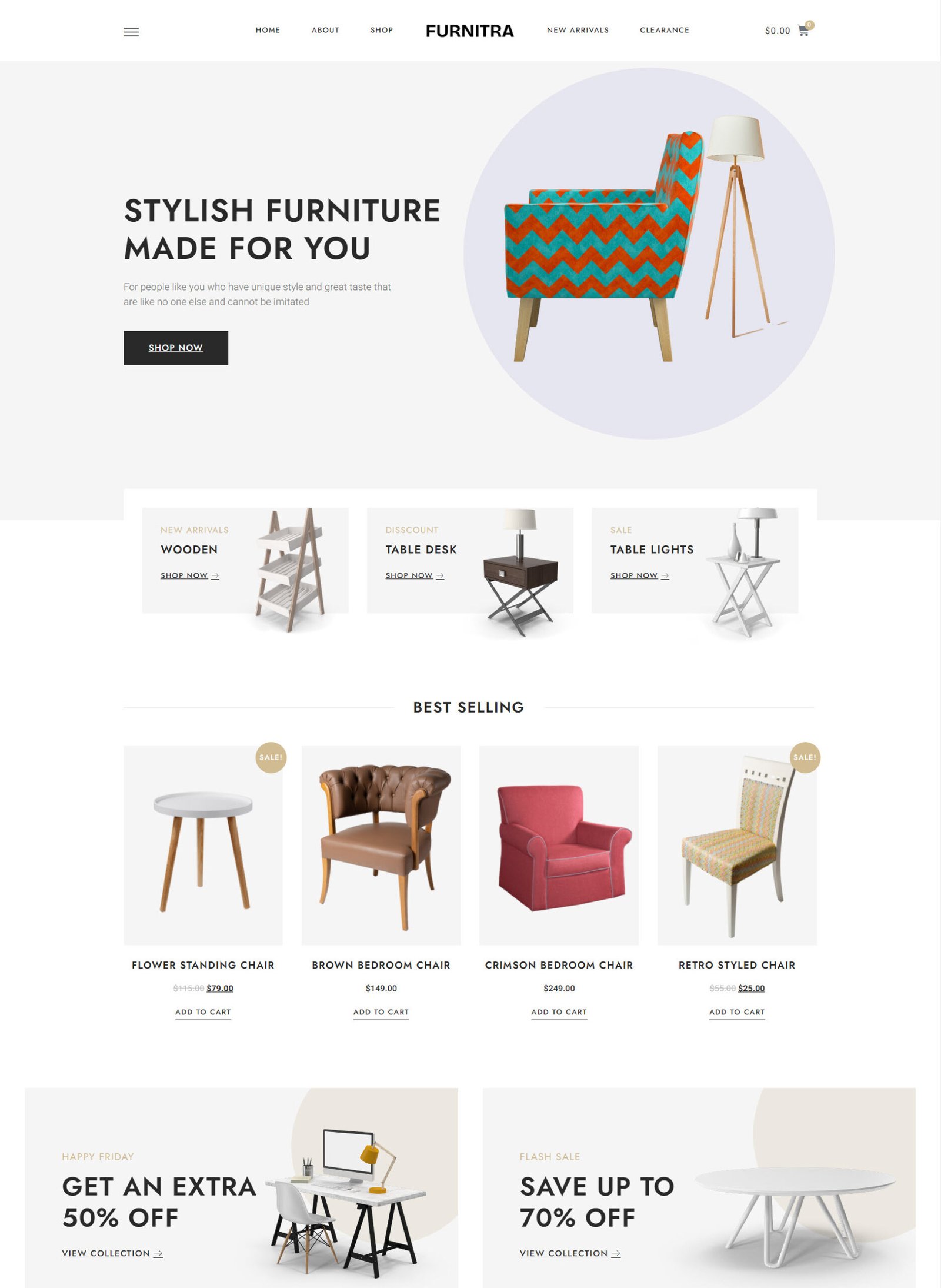 Furniture Online Store Design